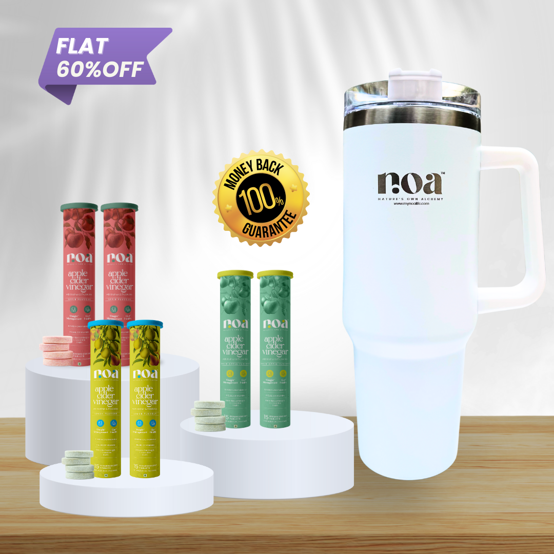 Apple Cider Vinegar Probiotics & Prebiotics Effervescent & Hydra+ Combo
