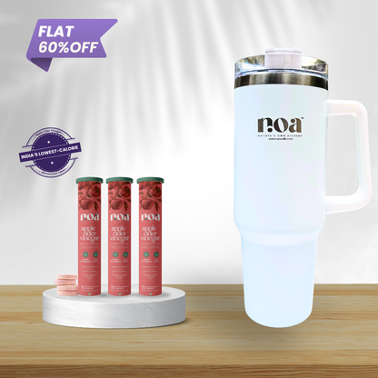 Apple Cider Vinegar Probiotics & Prebiotics Effervescent & Hydra+ Combo