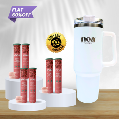 Apple Cider Vinegar Probiotics & Prebiotics Effervescent & Hydra+ Combo
