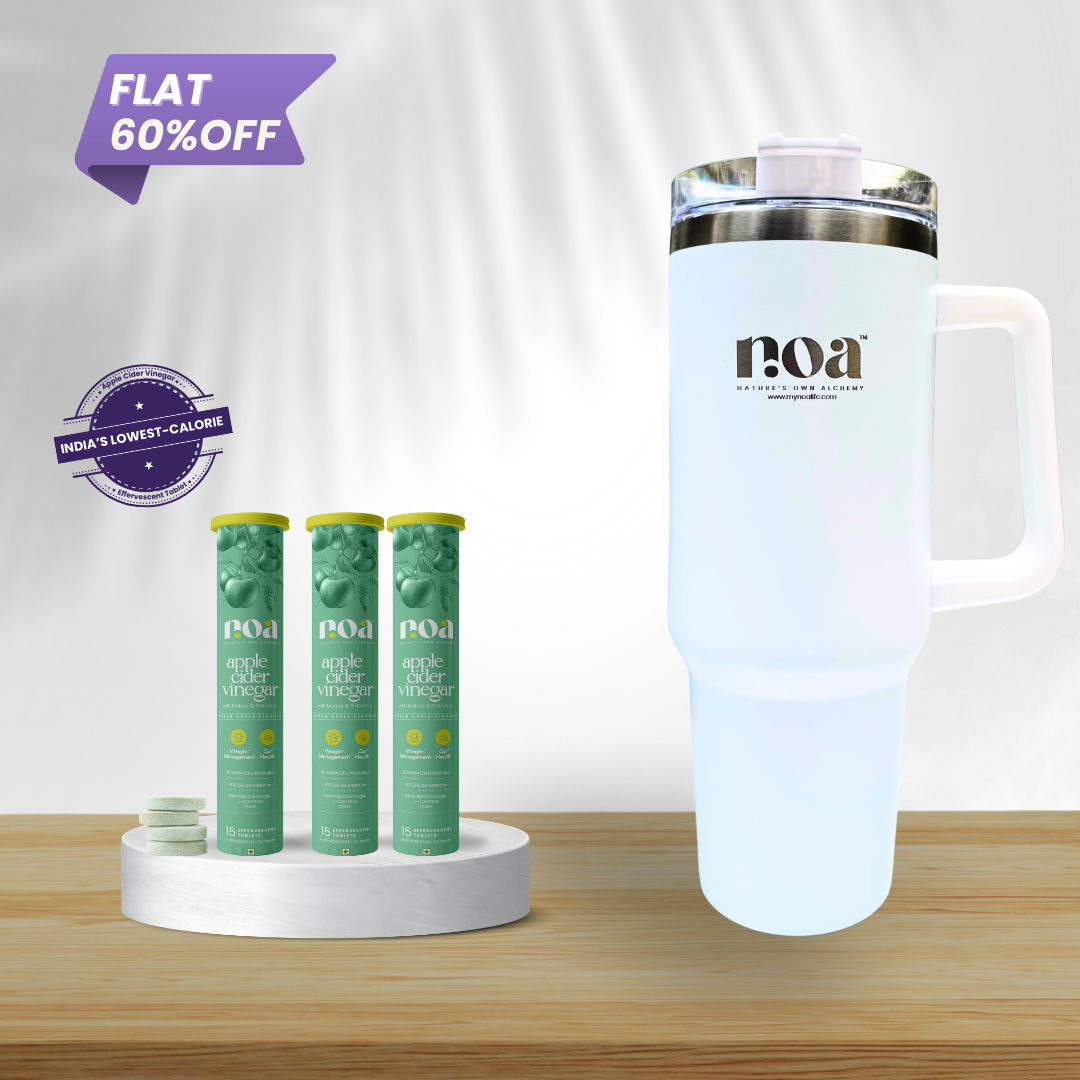 Apple Cider Vinegar Probiotics & Prebiotics Effervescent & Hydra+ Combo