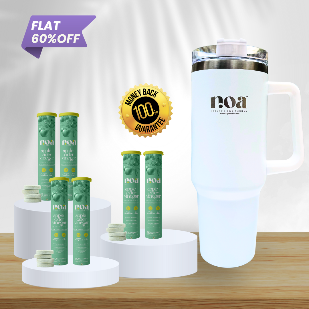 Apple Cider Vinegar Probiotics & Prebiotics Effervescent & Hydra+ Combo