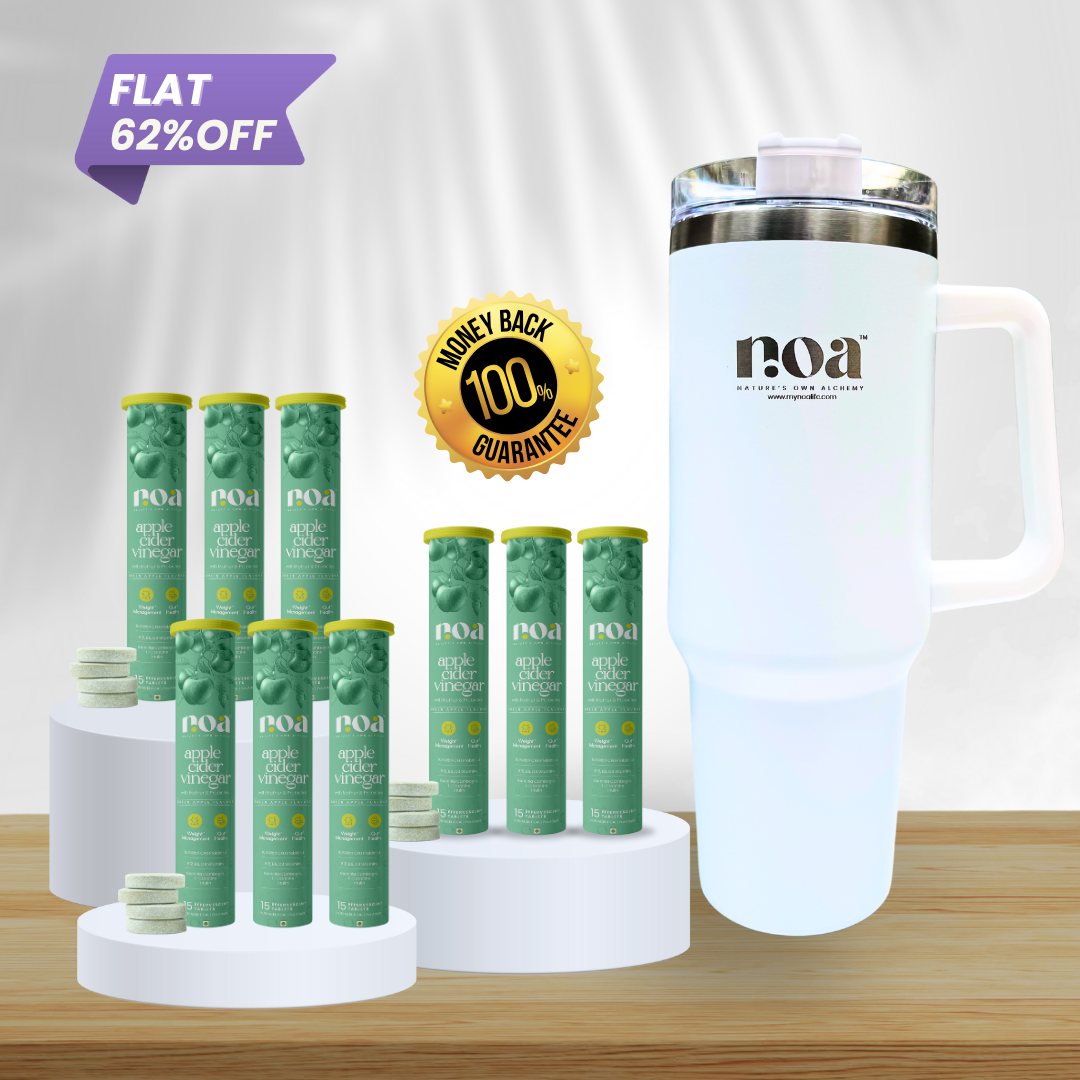 Apple Cider Vinegar Probiotics & Prebiotics Effervescent & Hydra+ Combo