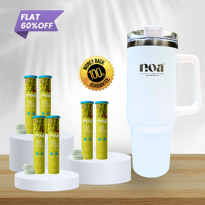Apple Cider Vinegar Probiotics & Prebiotics Effervescent & Hydra+ Combo