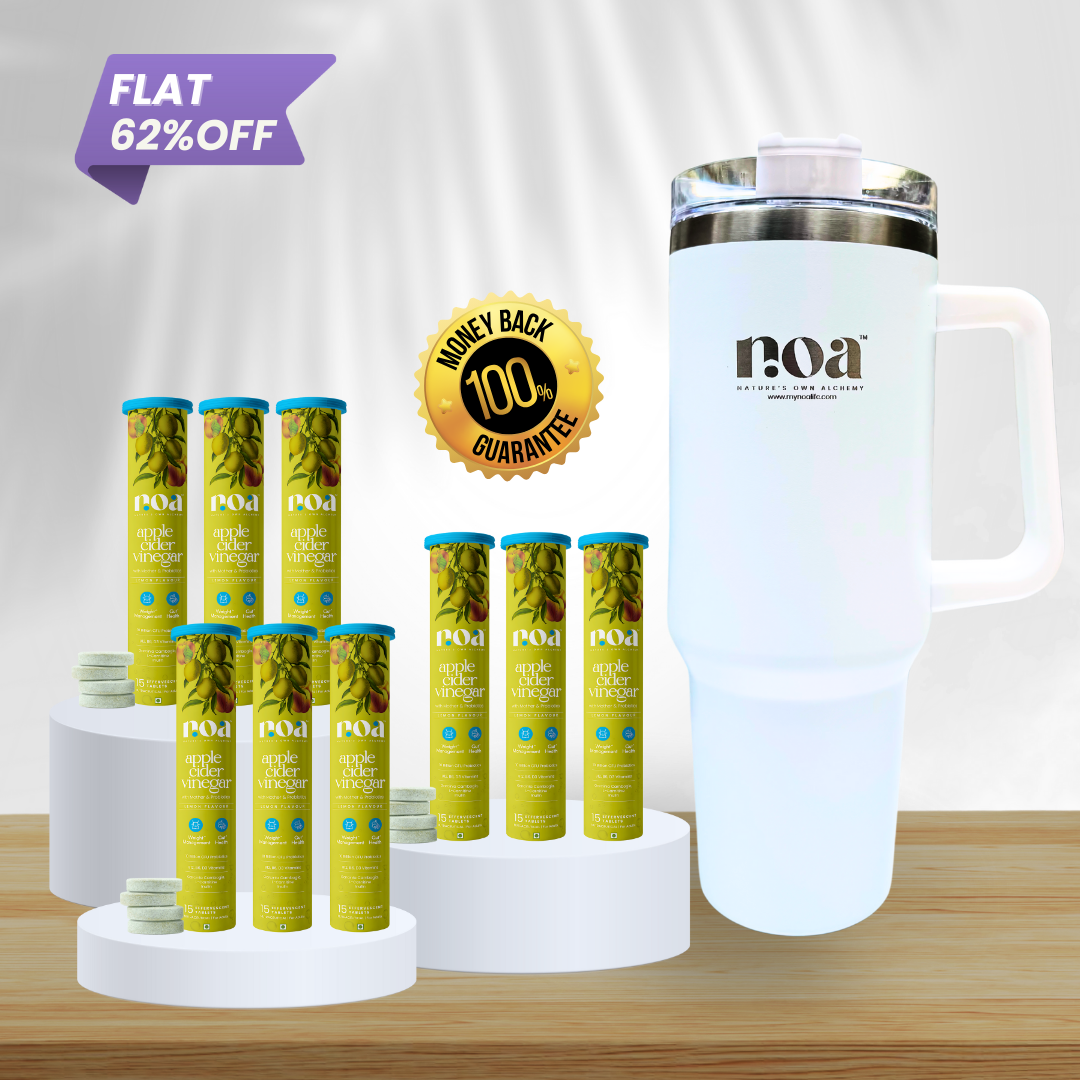 Apple Cider Vinegar Probiotics & Prebiotics Effervescent & Hydra+ Combo