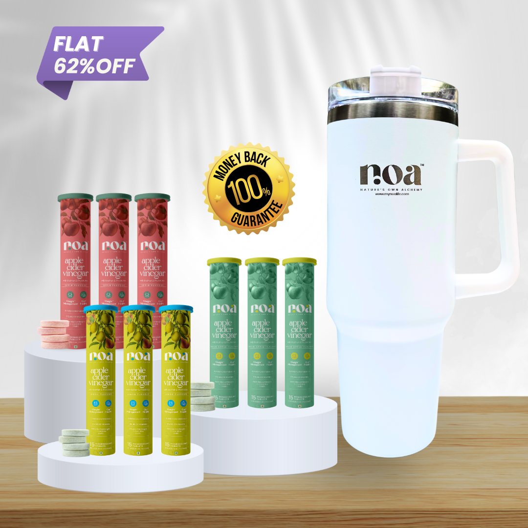 Apple Cider Vinegar Probiotics & Prebiotics Effervescent & Hydra+ Combo