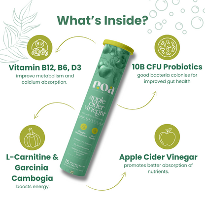 Apple Cider Vinegar Probiotics & Prebiotics Effervescent & Hydra+ Combo