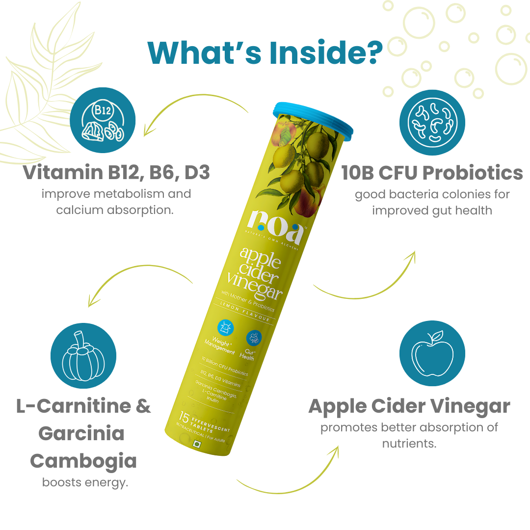 Apple Cider Vinegar Probiotics & Prebiotics Effervescent & Hydra+ Combo
