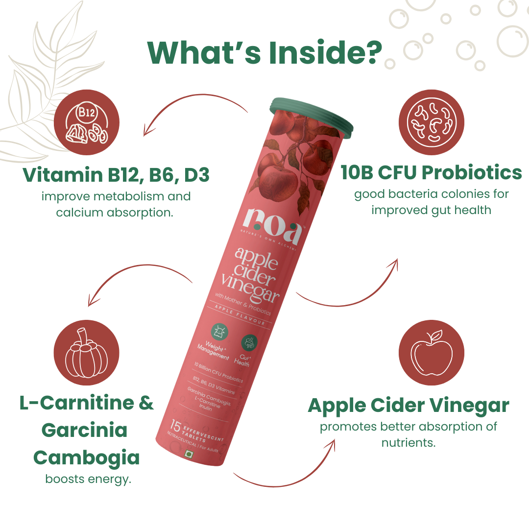 Apple Cider Vinegar Probiotics & Prebiotics Effervescent & Hydra+ Combo